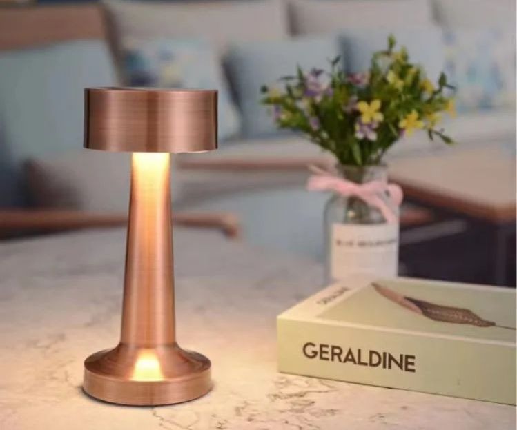 Miniatura 2 de Lámpara Led De Metal Brillante, Luz Noct